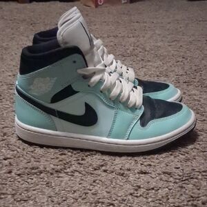 AIR JORDAN Womens/ big girls "Aqua Black" BQ6472 300